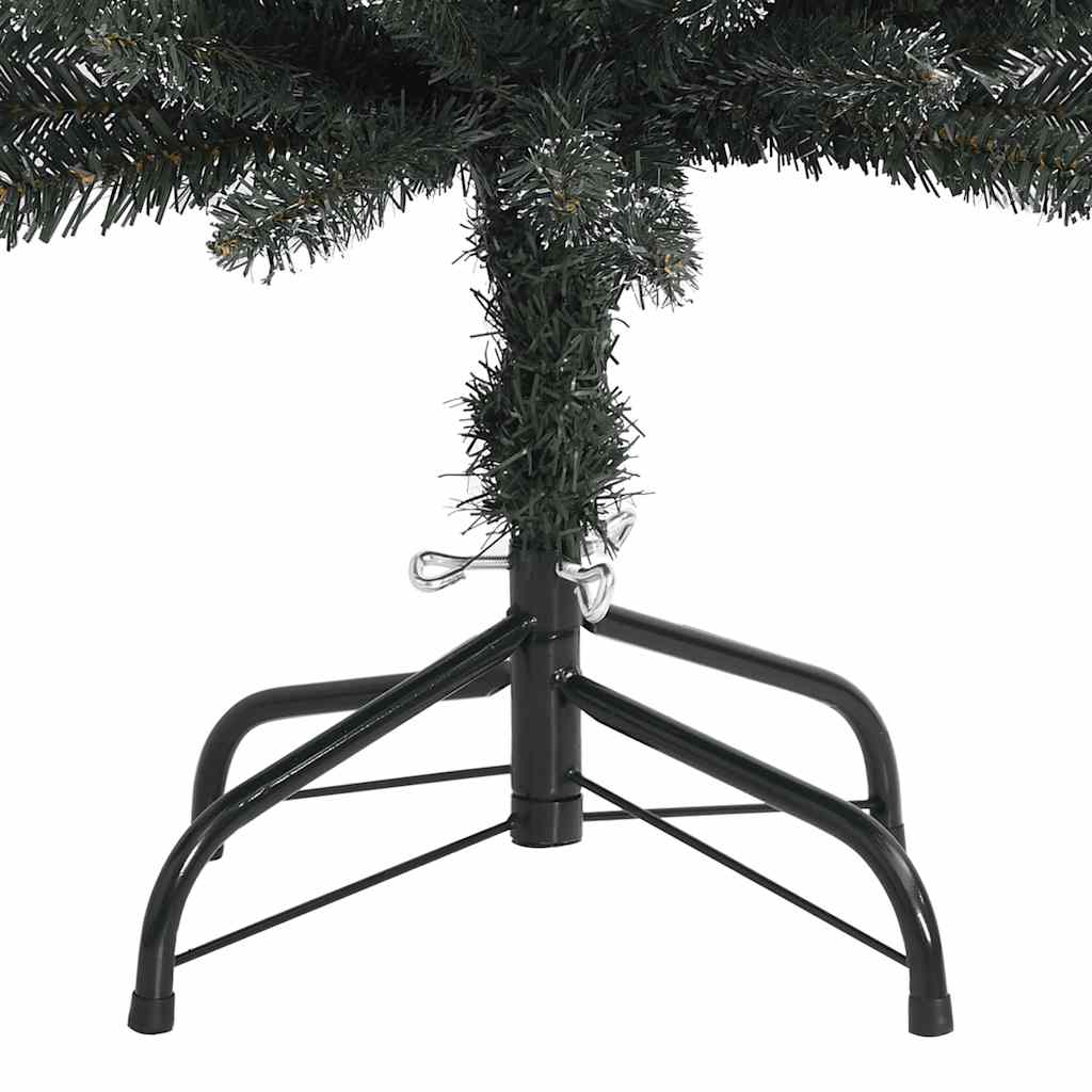 Sapin de Noël artificiel mince avec support Vert 180 cm PVC - XIOS