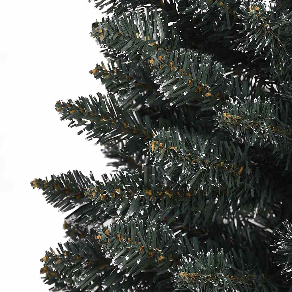 Sapin de Noël artificiel mince avec support Vert 180 cm PVC - XIOS