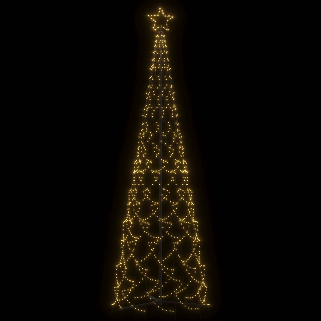 Arbre de Noël cône 500 LED blanc chaud 100x300 cm - XIOS