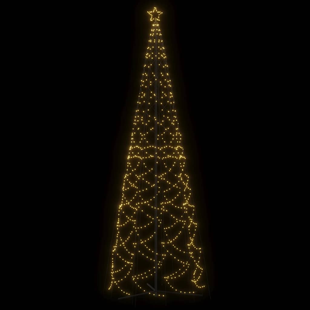 Arbre de Noël cône 1400 LED blanc chaud 160x500 cm - XIOS