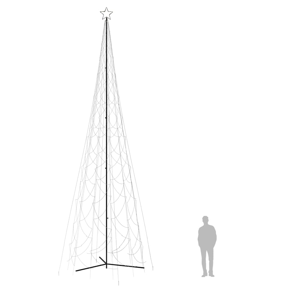 Arbre de Noël cône 3000 LED blanc chaud 230x800 cm - XIOS
