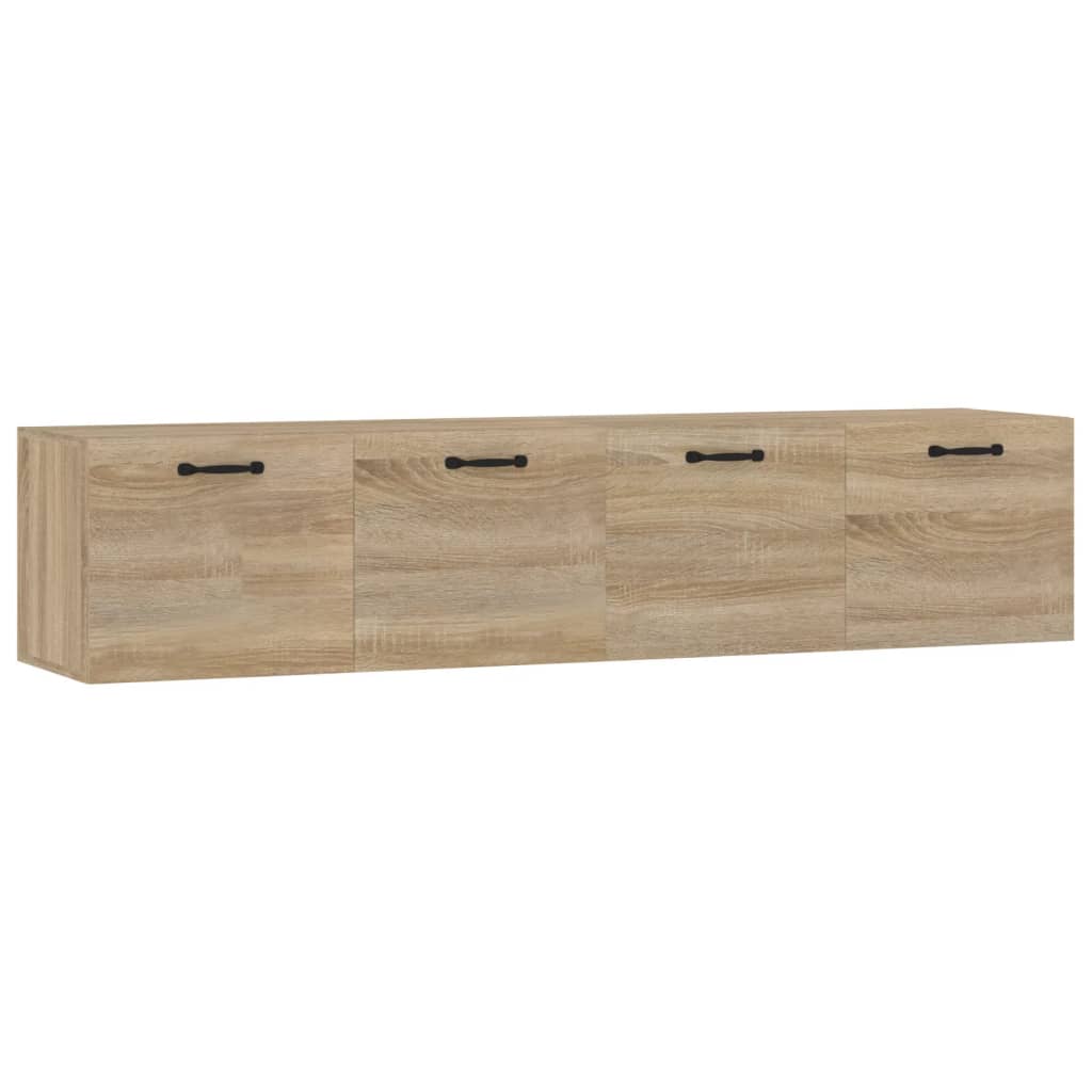 Armoires murales 2 pcs Chêne sonoma 60x36,5x35 cm