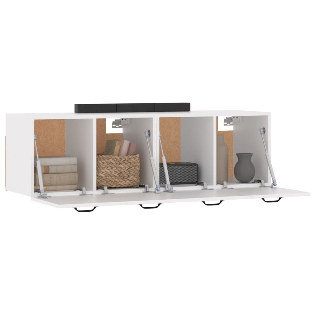 Armoires murales 2 pcs Blanc 80x35x36,5 cm Bois d'ingénierie - XIOS