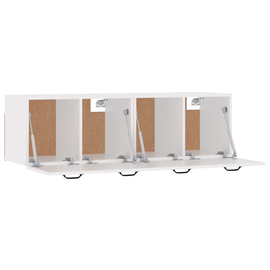 Armoires murales 2 pcs Blanc 80x35x36,5 cm Bois d'ingénierie - XIOS