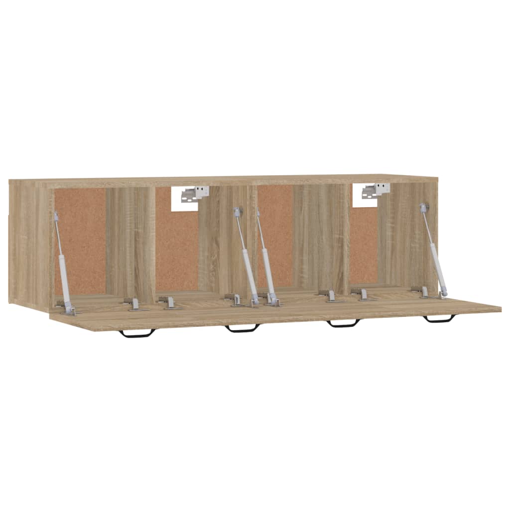 Armoires murales 2 pcs Chêne sonoma 80x35x36,5 cm Bois - XIOS