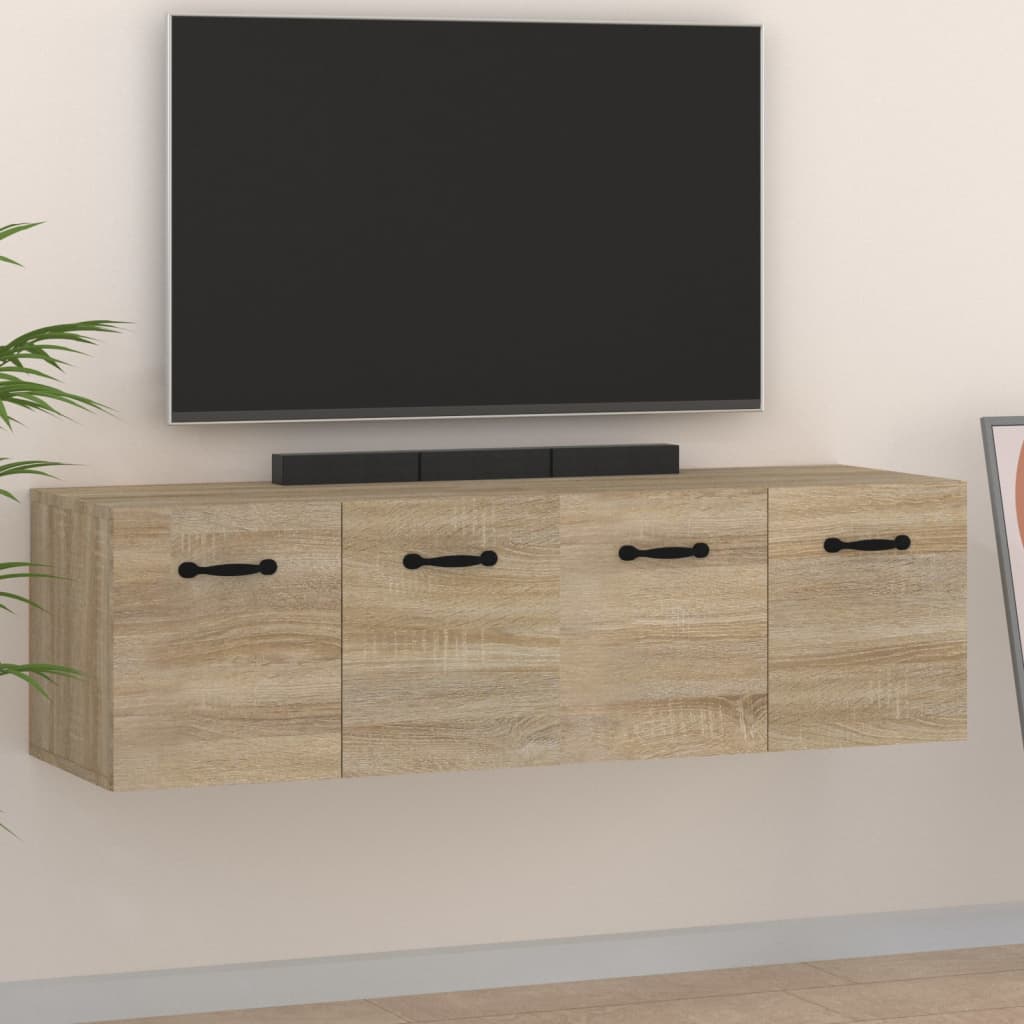 Armoires murales 2 pcs Chêne sonoma 80x35x36,5 cm Bois - XIOS