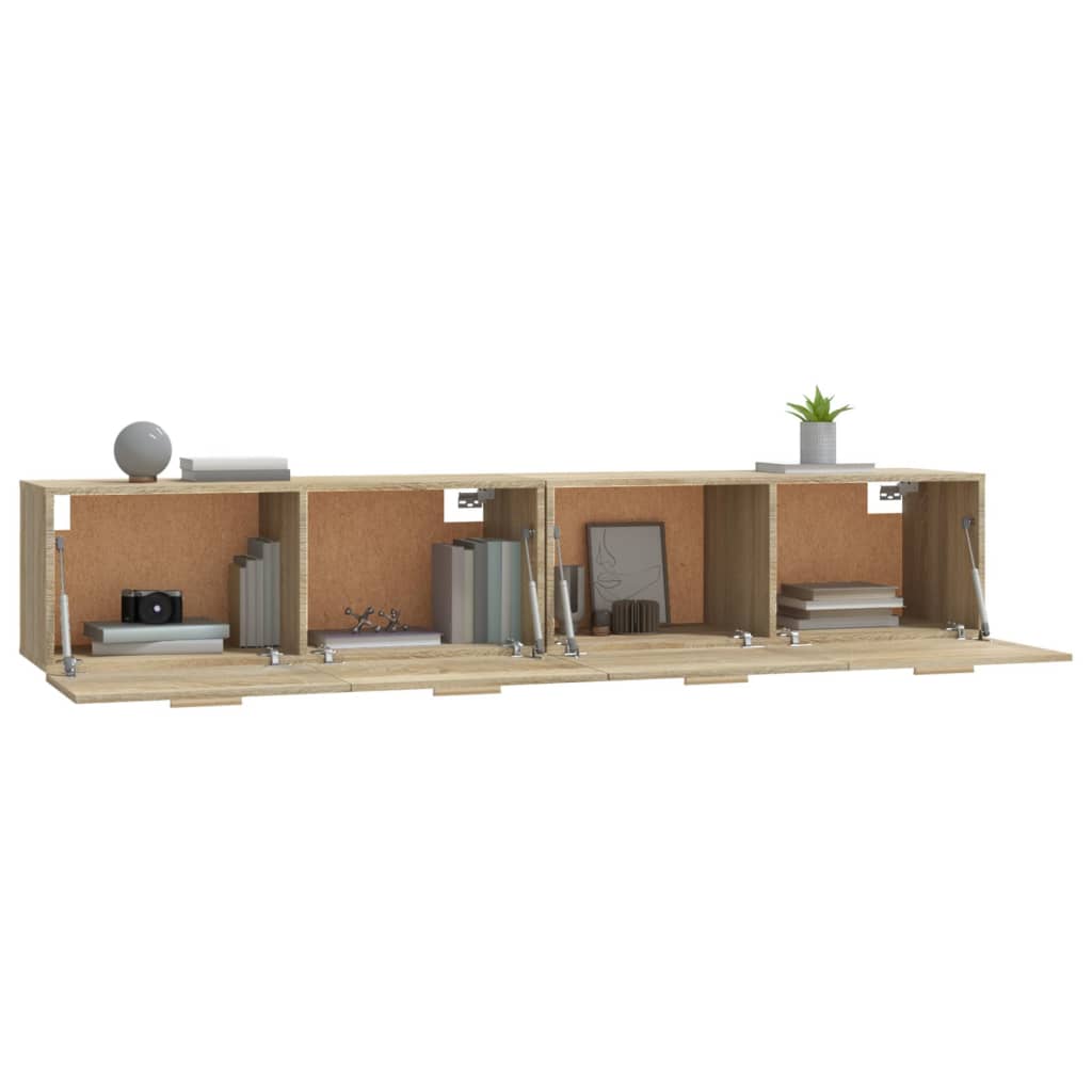 Armoires murales 2 pcs Chêne sonoma 100x36,5x35 cm - XIOS
