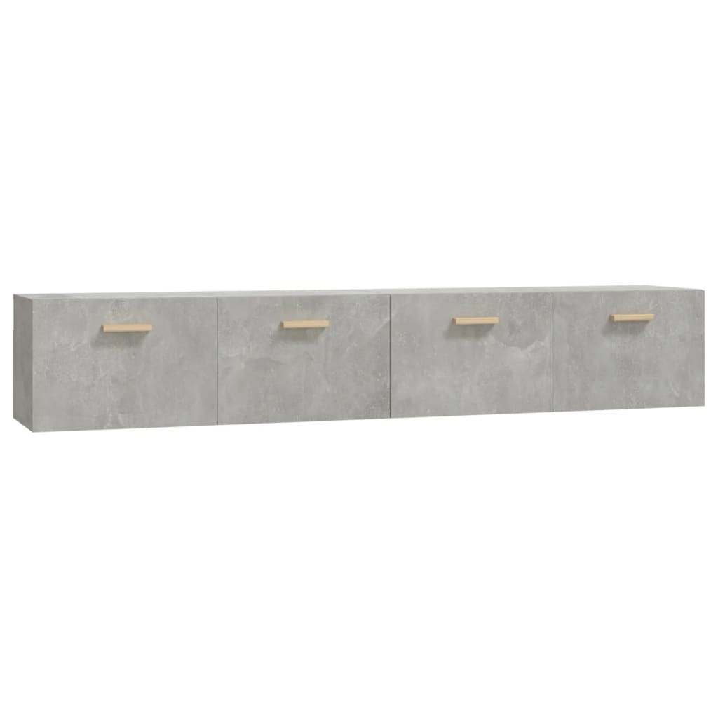 Armoires murales 2 pcs Gris béton 100x36,5x35 cm - XIOS