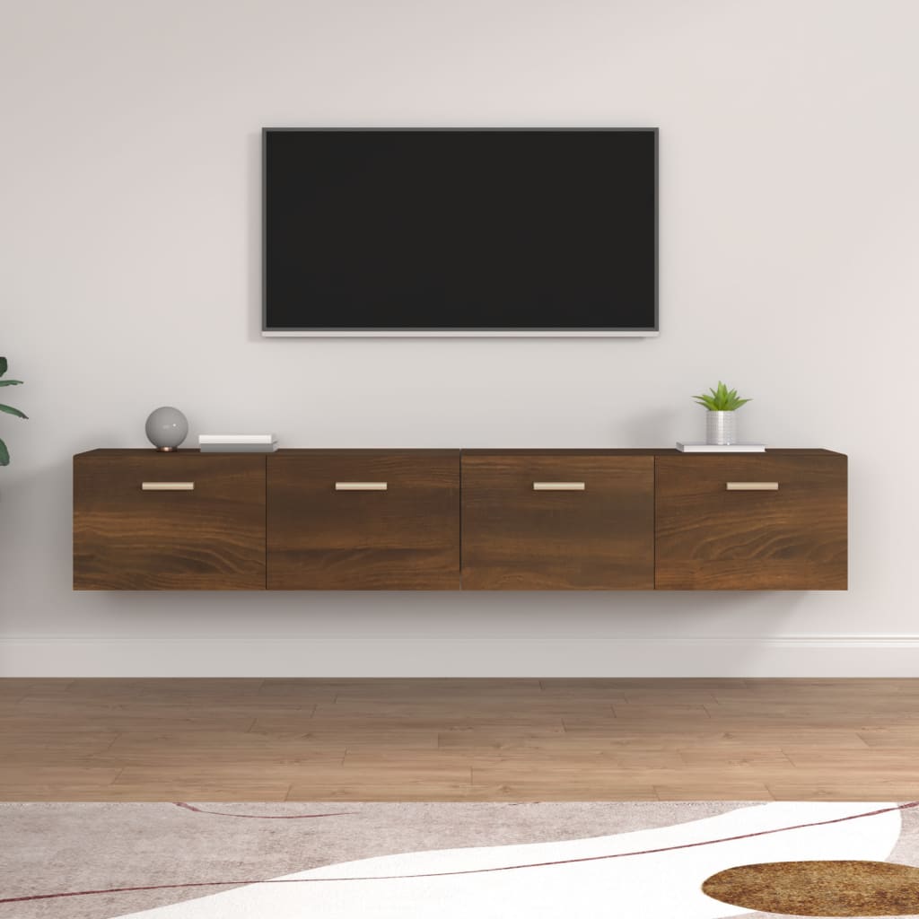 Armoires murales 2 pcs Chêne marron 100x36,5x35 cm - XIOS