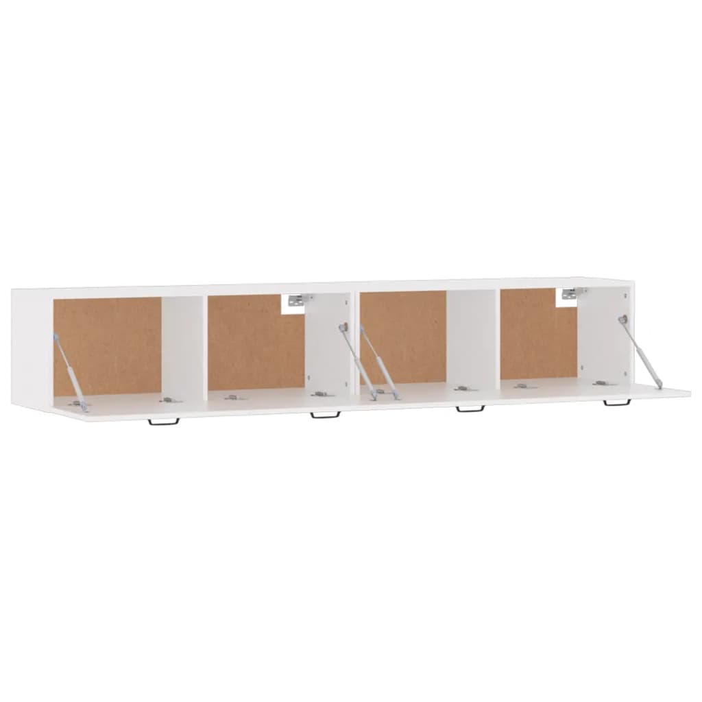 Armoires murales 2 pcs Blanc 100x36,5x35 cm Bois d'ingénierie - XIOS