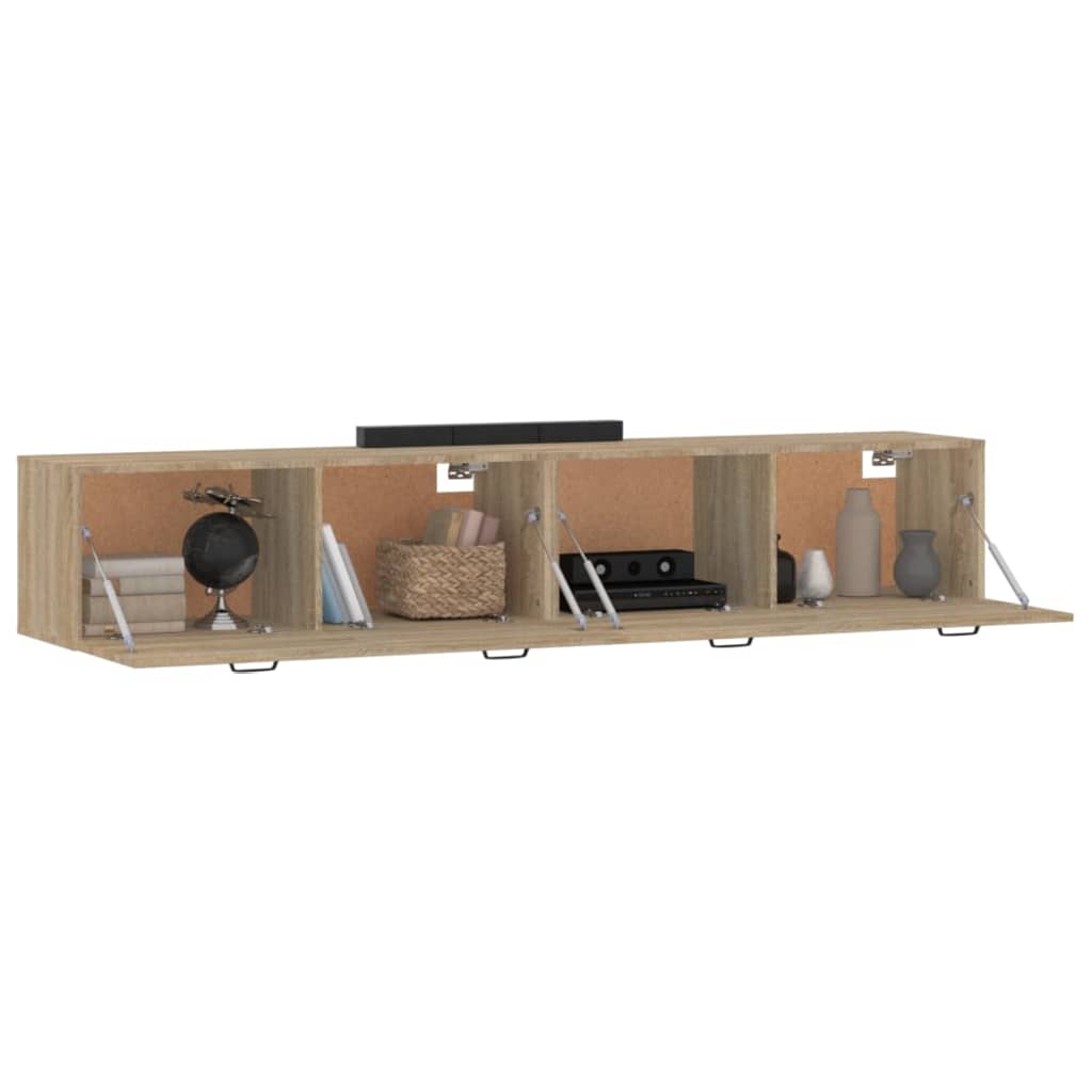 Armoires murales 2 pcs Chêne sonoma 100x36,5x35 cm - XIOS
