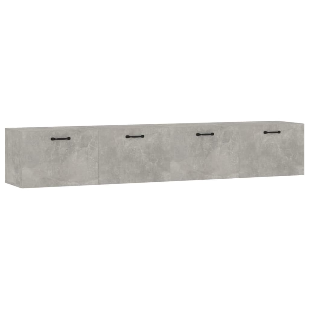 Armoires murales 2 pcs Gris béton 100x36,5x35 cm - XIOS
