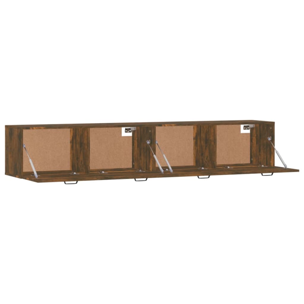 Armoires murales 2 pcs Chêne fumé 100x36,5x35 cm
