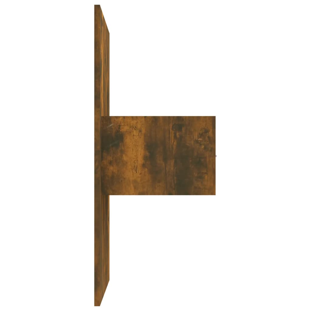 Tête de lit avec armoires Chêne fumé Bois d'ingénierie - XIOS