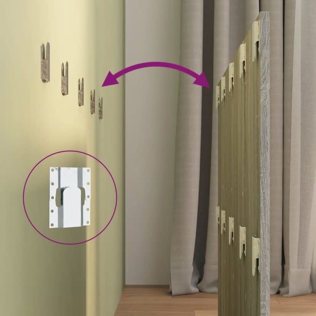 Tête de lit avec armoires sonoma gris Bois d'ingénierie - XIOS