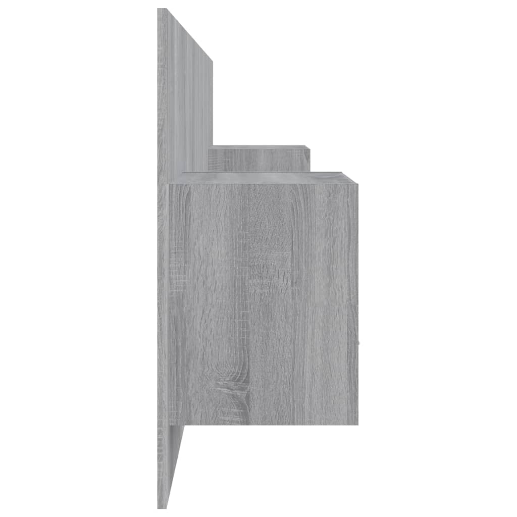 Tête de lit avec armoires sonoma gris Bois d'ingénierie - XIOS