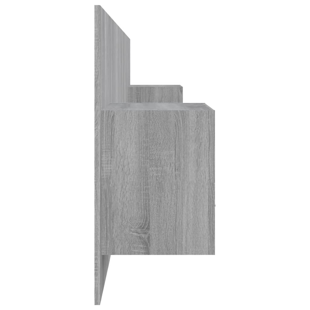 Tête de lit avec armoires sonoma gris Bois d'ingénierie - XIOS