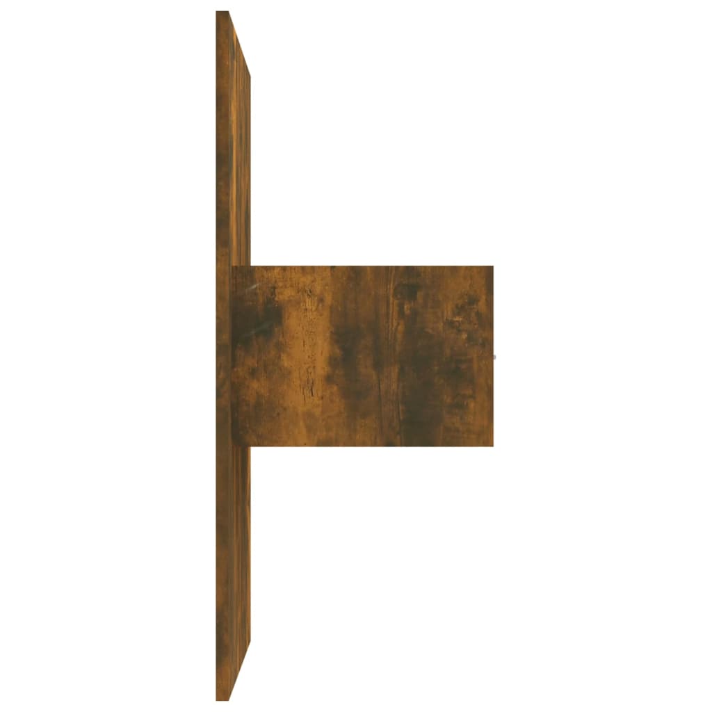 Tête de lit avec armoires Chêne fumé Bois d'ingénierie - XIOS