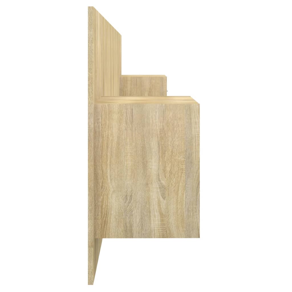 Tête de lit avec armoires Chêne sonoma Bois d'ingénierie - XIOS