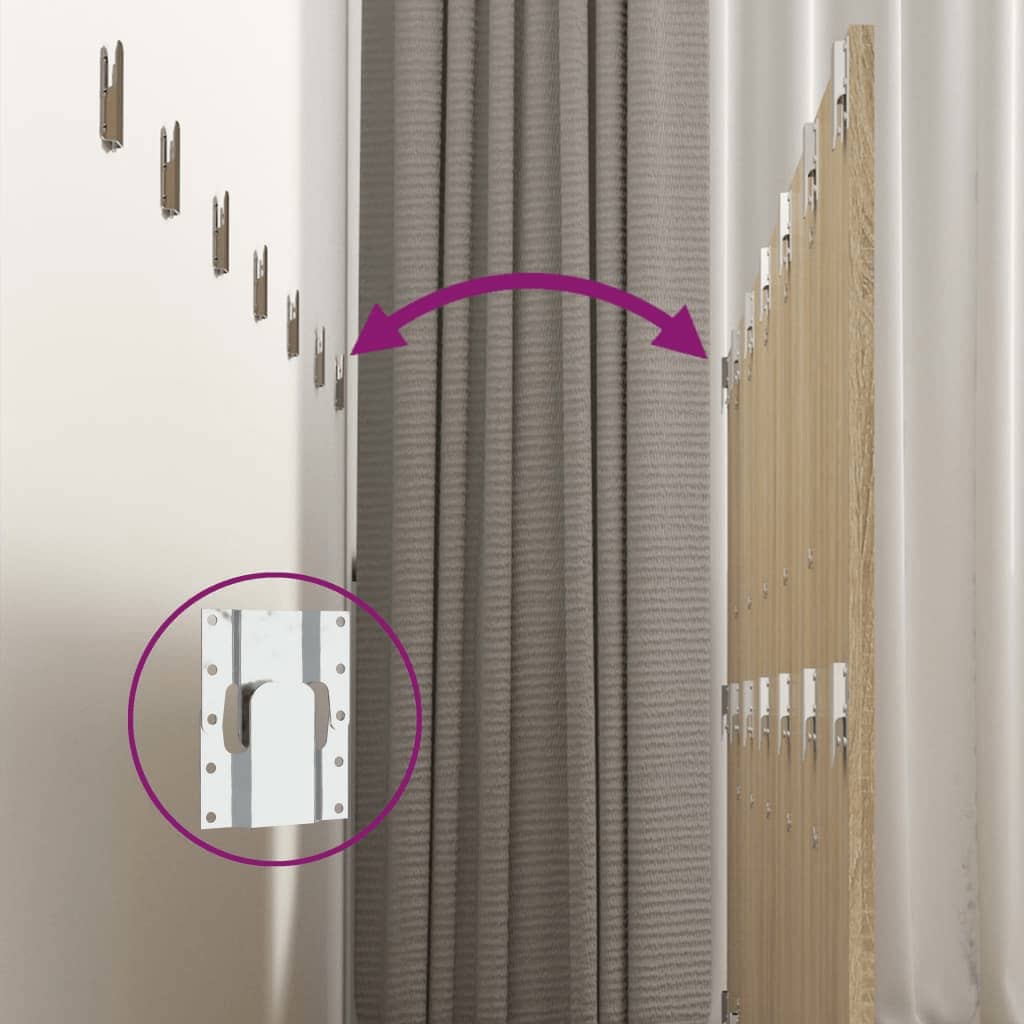 Tête de lit avec armoires Chêne sonoma Bois d'ingénierie - XIOS