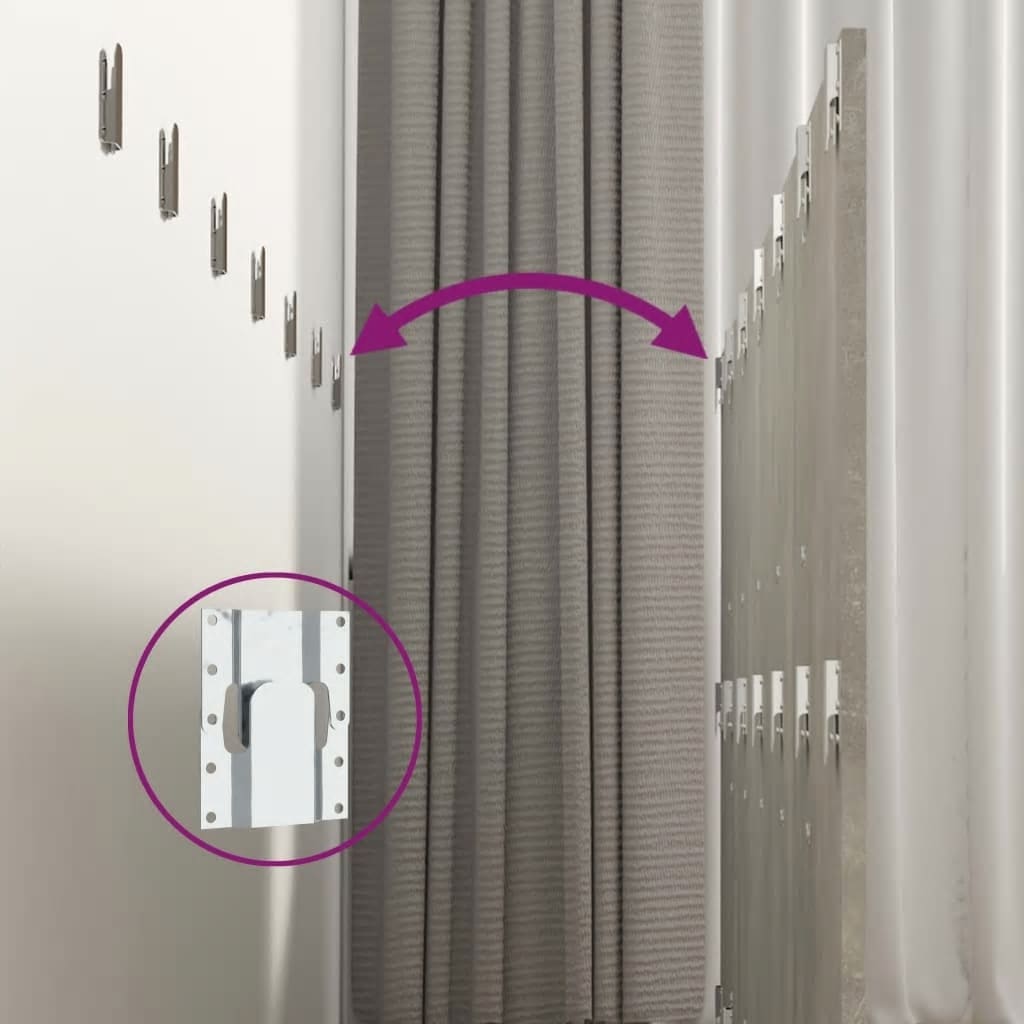 Tête de lit avec armoires Gris béton Bois d'ingénierie - XIOS