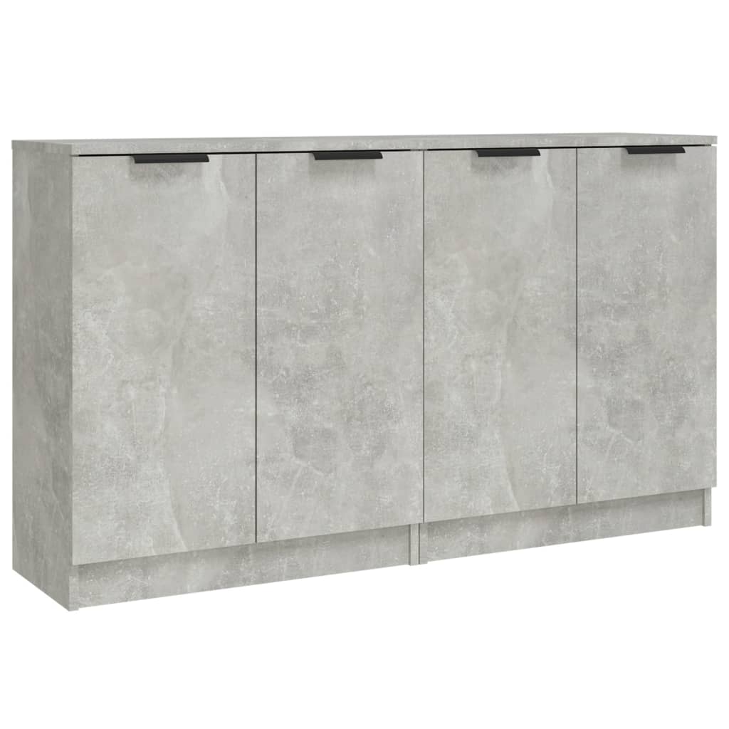 Buffets 2 pcs Gris béton 60x30x70 cm Bois d'ingénierie - XIOS