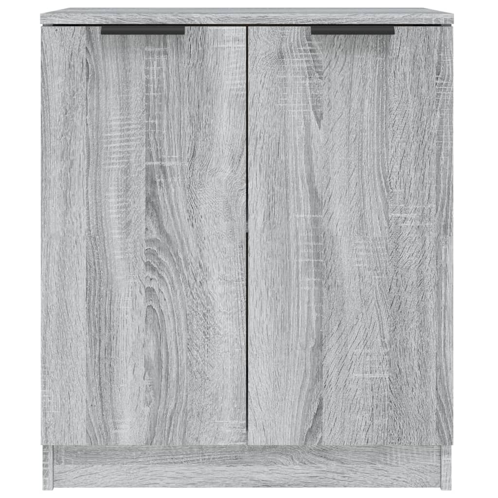Buffets 2 pcs Sonoma gris 60x30x70 cm Bois d'ingénierie - XIOS
