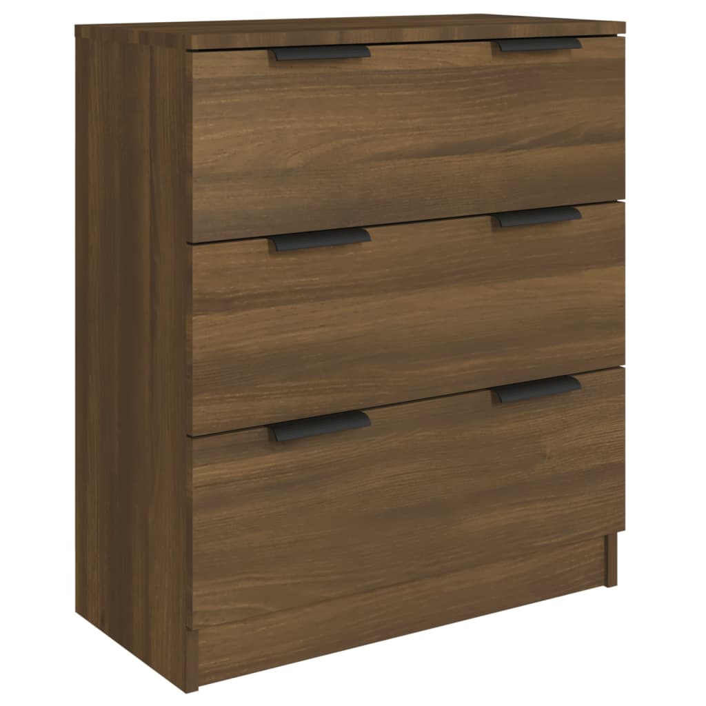 Buffets 3 pcs Chêne marron Bois d'ingénierie - XIOS