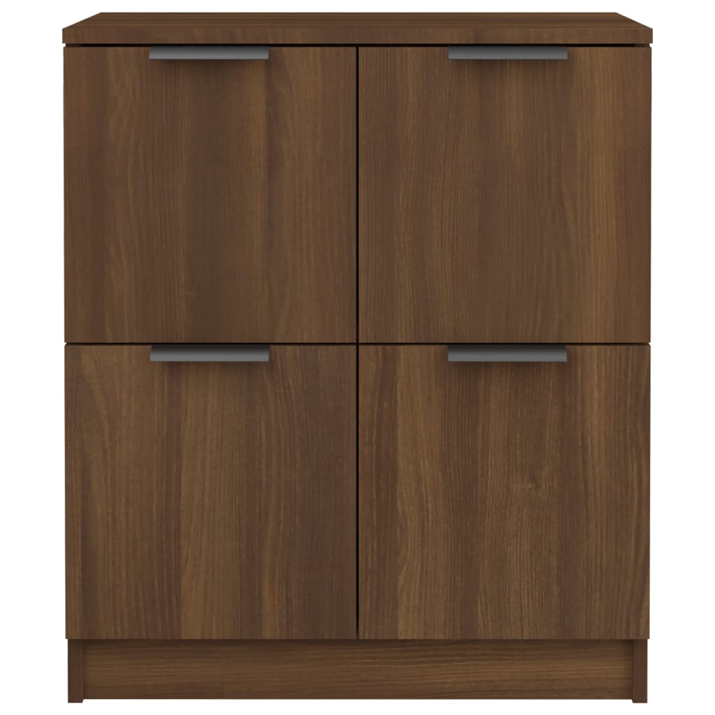 Buffets 2 pcs chêne marron 60x30x70 cm Bois d'ingénierie - XIOS