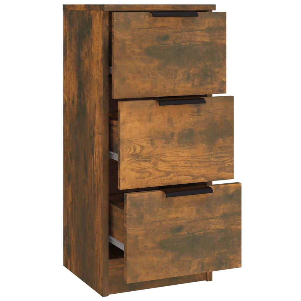 Buffets 3 pcs Chêne fumé Bois d'ingénierie - XIOS