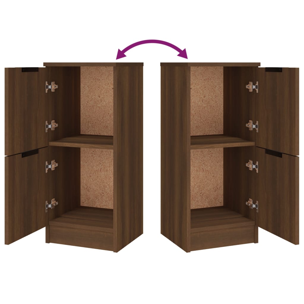 Buffets 3 pcs Chêne marron Bois d'ingénierie - XIOS