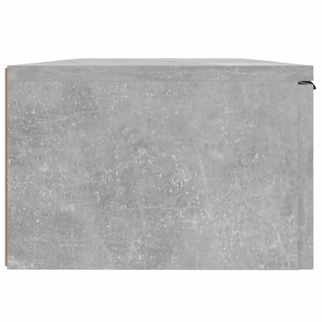 Armoires murales 2 pcs Gris béton 68x30x20 cm Bois d'ingénierie - XIOS
