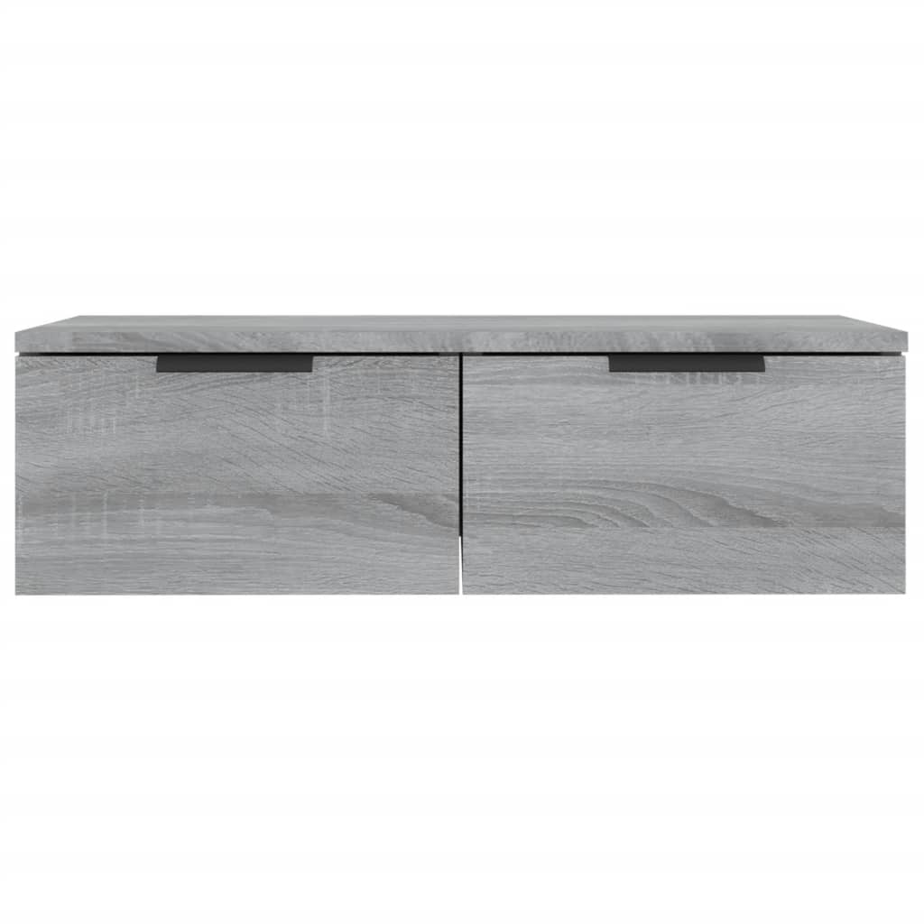 Armoires murales 2 pcs Sonoma gris 68x30x20cm Bois d'ingénierie - XIOS