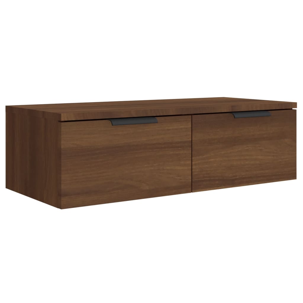 Armoires murales 2pcs Chêne marron 68x30x20cm Bois d'ingénierie - XIOS