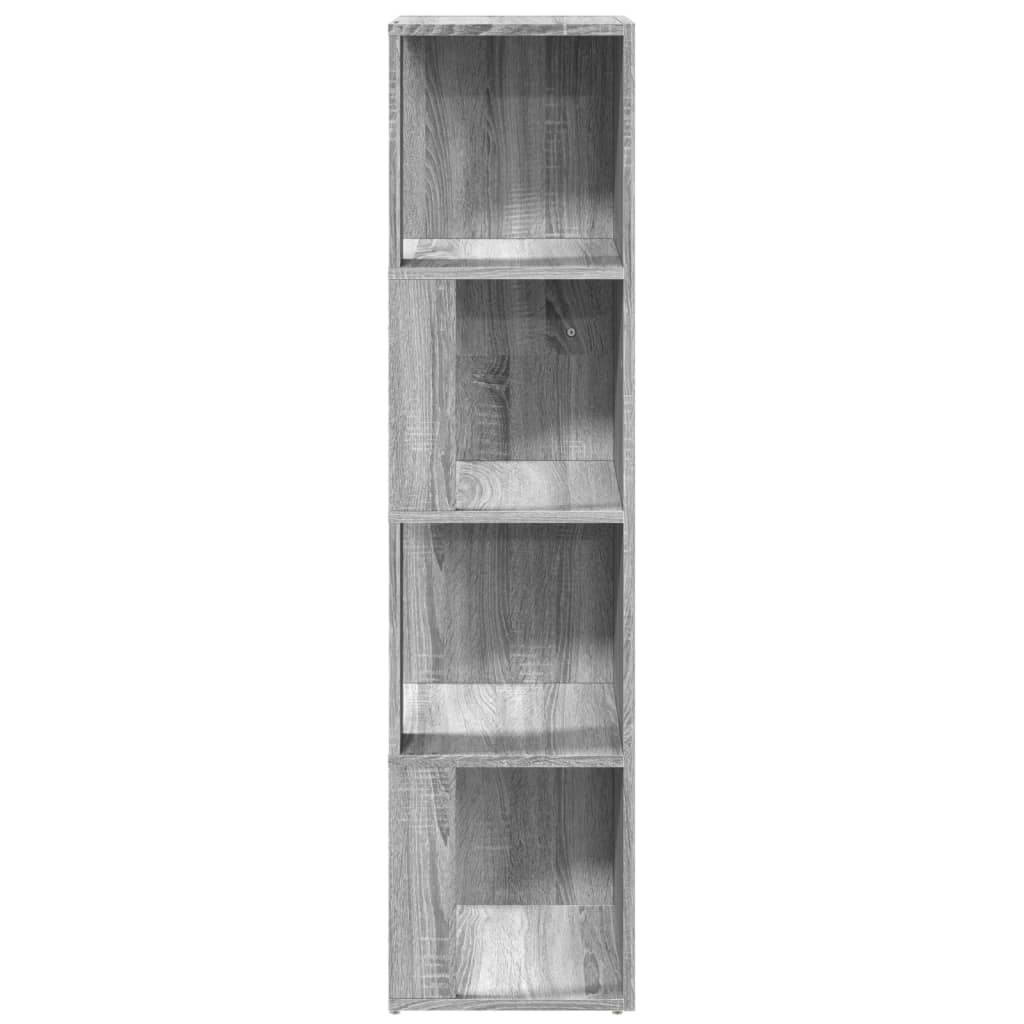 Armoire d'angle Sonoma gris 33x33x132 cm Bois d'ingénierie