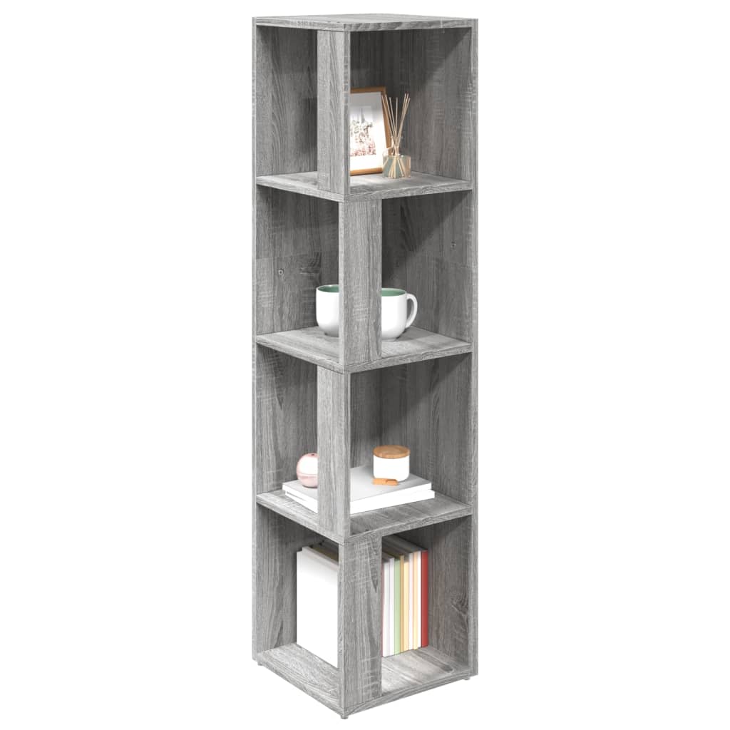 Armoire d'angle Sonoma gris 33x33x132 cm Bois d'ingénierie