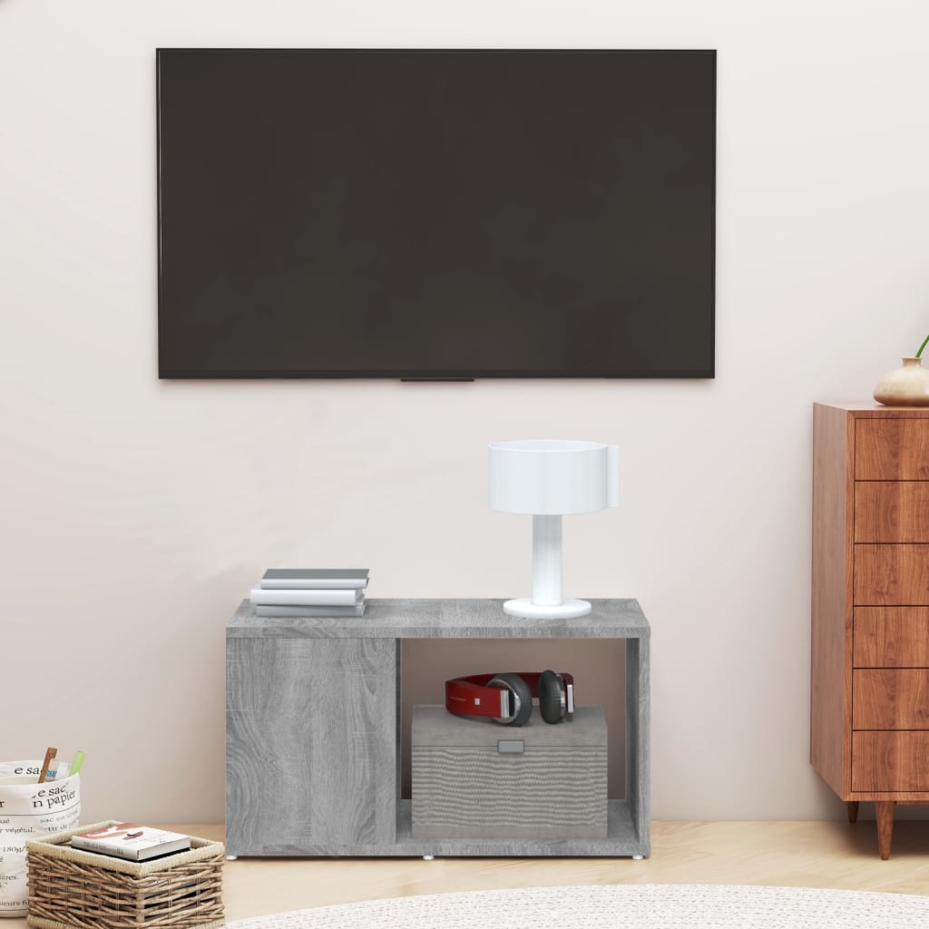 Meuble TV Sonoma gris 60x24x32 cm Bois d'ingénierie - XIOS