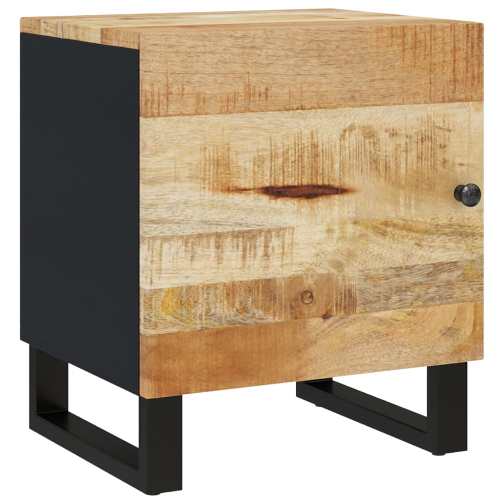 Table de chevet 40x33x46 cm Bois de manguier solide - XIOS