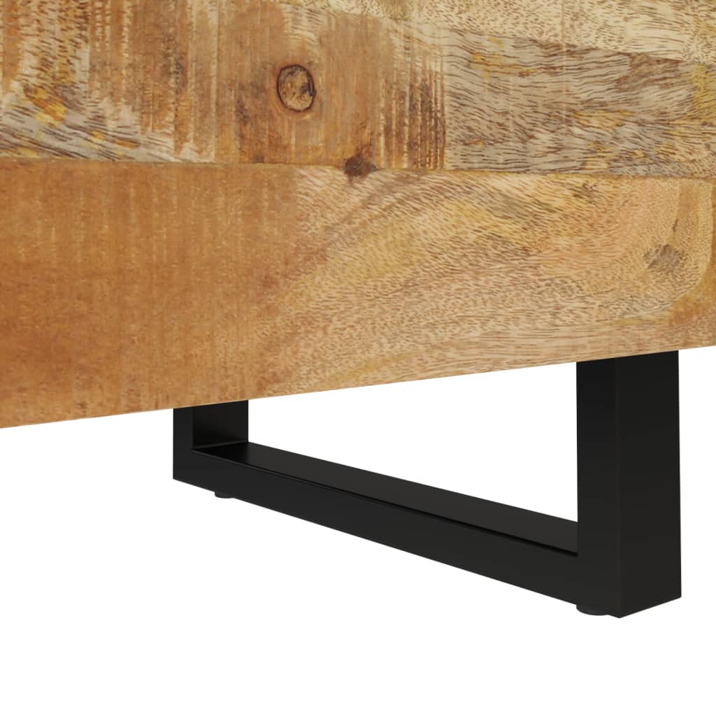 Table de chevet 40x33x46 cm Bois de manguier solide - XIOS
