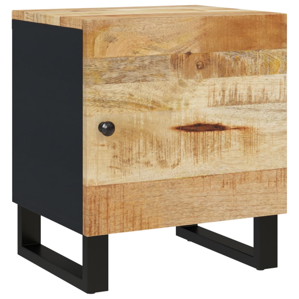 Table de chevet 40x33x46 cm Bois de manguier solide - XIOS