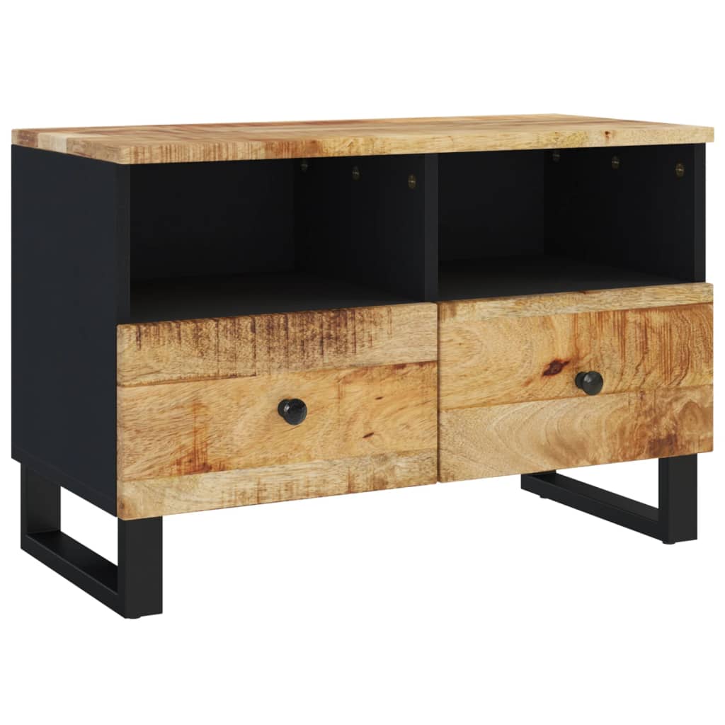 Meuble TV 70x33x46 cm Bois massif de manguier - XIOS