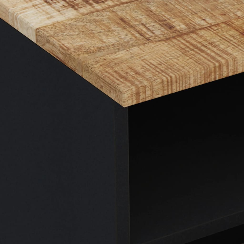 Meuble TV 70x33x46 cm Bois massif de manguier - XIOS