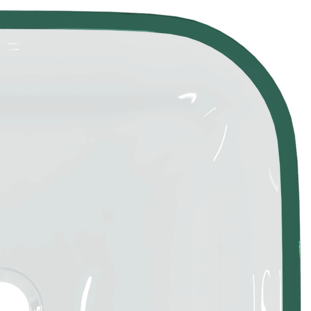 Lavabo Verre 42x42x14 cm Transparent Lavabos vidaXL