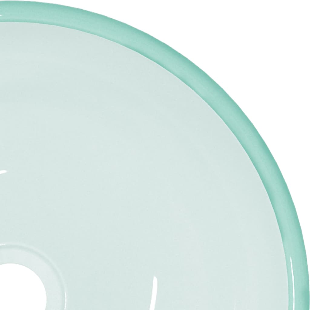 Lavabo Verre trempé 35x12 cm Dépoli Lavabos vidaXL