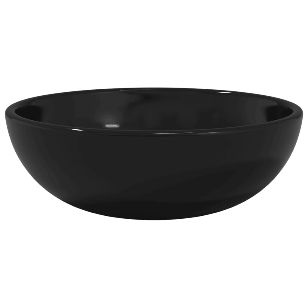 Lavabo Verre trempé 35x12 cm Noir Lavabos vidaXL