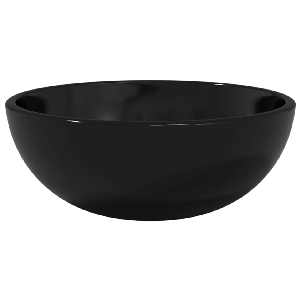 Lavabo Verre trempé 30x12 cm Noir Lavabos vidaXL