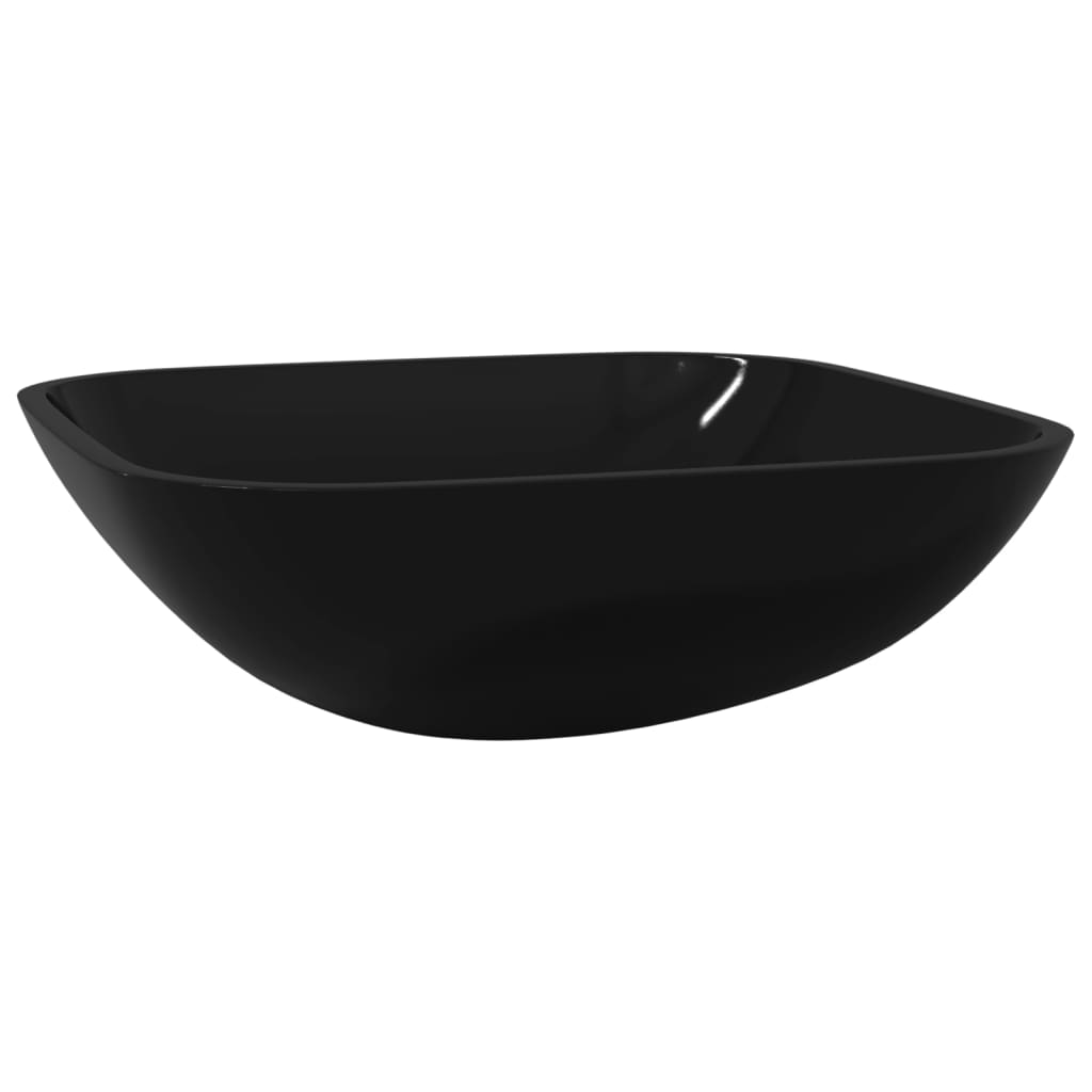 Lavabo Verre 42x42x14 cm Noir Lavabos vidaXL