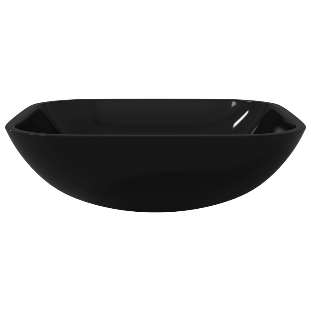 Lavabo Verre 42x42x14 cm Noir Lavabos vidaXL