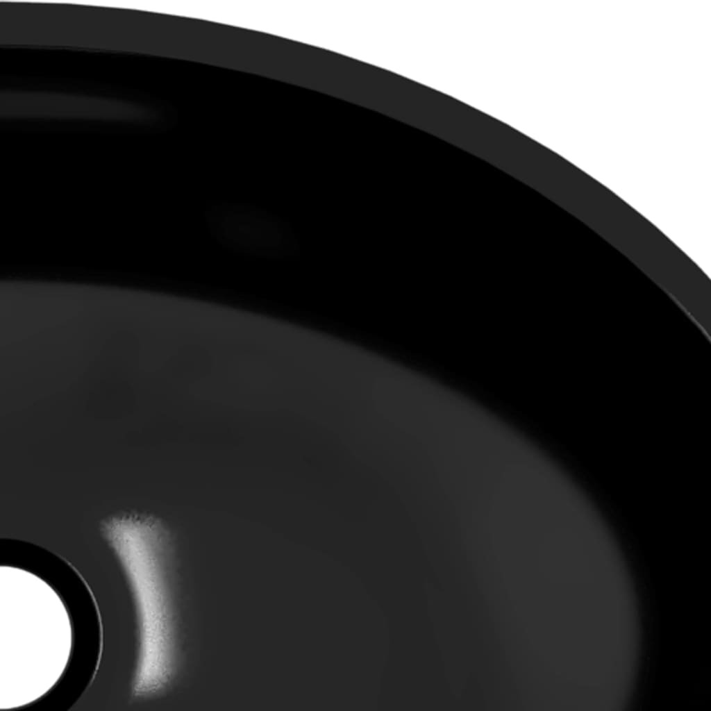 Lavabo Verre 50x37x14 cm Noir Lavabos vidaXL