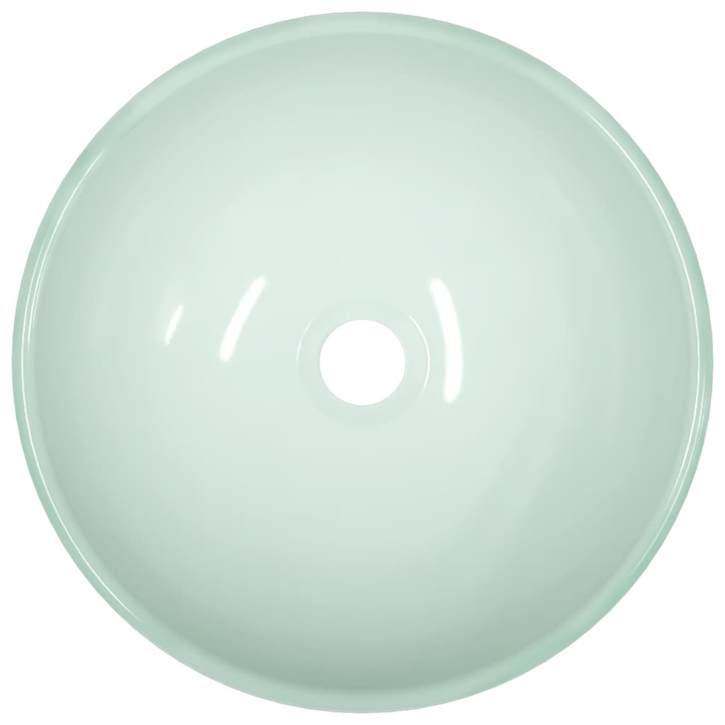 Lavabo Verre trempé 35x12 cm Blanc Lavabos vidaXL